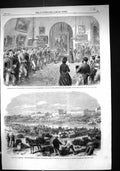 Old Print 1864 War America Civil Wars Brownsville Texas Countess Yarborou 19th