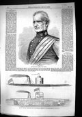 Old 1863 Field Marshal Lord Seaton U.S. Gun-Boat Weehawken Charleston Victorian