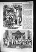 Old 1857 Vegetable Bazaar Sirinagur Cashmere Nawab Durbar Morshedabad Victorian