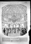 Old 1856 Interior State Hall St. Valdimir Imperial Ball Architecture Victorian