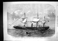 Old 1857 Majesty Queen Troop Ship Transit Refitting Stores China Port Victorian