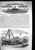 Old Print 1855 Sebastopol Siege Train Mounting Mortars 21-Gun Battery War 19th