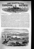 Old Print 1855 Balaclava Railway Train Bazaar Kadikoi Horses Siers War C 19th