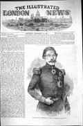 Antique Print 1854 Omer Pacha Portrait War Uniform Robertson Constantinople