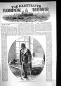 Old Print 1855 Scene Military Hospital Ward Beds Haslar Injured Sier War 19th
