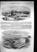Antique Print 1855 Crimea War Simpheropol Fortress Schonful-Kele Mountains 19th