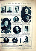 Old 1916 War General Robertson Von Bojna Alexeiev Joffre Haig D'Urbal 20th