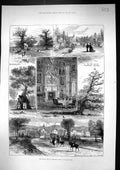 Old 1881 Royal Visit Welbeck Abbey Porter Oaks Greendale Oak Tree Sev Victorian
