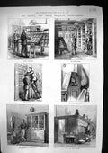Old 1874 Central Post Office Telegraph Tracing Telegrams Chronopher C Victorian