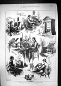 Old 1874 Central Telegraph Establishment General Post Office Ing Mach Victorian