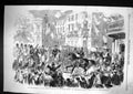Antique Print 1859 War Reception Emperor Napoleon Place Royale Alessandria S