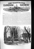 Old Print 1855 Inspection East Middlesex Militia Well Walk Hampstead Sie 19th