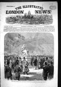 Old 1863 Earl De Grey Ripon Hull Inauguration Statue Majesty Queen Pe Victorian