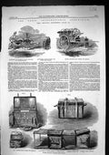 Old 1867 British Medicine Panniers Paris Exhibition Neudorfer Litter Victorian