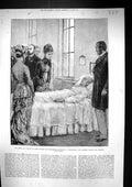 Old 1881 Prince Princess Wales Marylebone Infirmary Notting-Hill Hosp Victorian