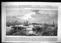 Old Print 1867 Excavating South Dock West India Limehouse Entrance Ships 19th