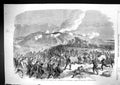 Original Old Antique Print 1864 War Denmark Assault Redoubt Duppel Siers Battle