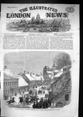 Original Old Antique Print 1864 War Schleswig High-Street Hadersleben Siers