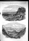 Old 1866 Beacon Hill Charnwood Forest Matlock Bath High Tor Mountains Victorian