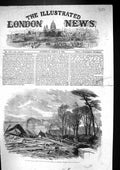 Original Old Antique Print 1861 Storm Ruins North Wing Sydenham Crystal Palace