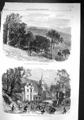 Old 1867 Lawrence Military Asylum Kussowlie Himalayas Girls Building Victorian