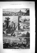 Old 1881 Views Launceston Cornwall Castle St. Stephen'S Church Werrin Victorian