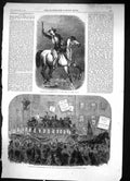 Old 1864 Presidential Electioneering New York America Procession M'Cl Victorian