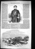 Antique Print 1856 General Sir Colin Campbell Explosion Inkerman Mill Siers