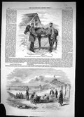 Antique Print 1855 Colonel Yea Castle Hospital Balaclava War Siers Crimea 19th
