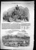 Antique Print 1854 Thames National Regatta Prize Highgate Model Yacht Club 19th