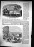 Old 1852 Garden Fete Lord Lady Holland Musical Fete Champetre Watcomb Victorian