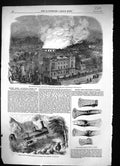 Old 1857 Fire Camden Town Goods Station Grassi Locomotive Train Railw Victorian