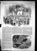 Old 1849 Grand Dinner Mansion House Bower Birds Menagerie Zoological Victorian