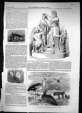 Old 1857 Sculpture Coronation Esther Beattie Upland Geese Graves Bewi Victorian