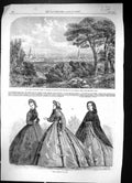 Old 1864 Paris Fashion June War Denmark Aalborg Jutland Prussian Army Victorian