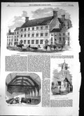 Old 1860 National Industrial School St. John Evangelist Church Giles Victorian