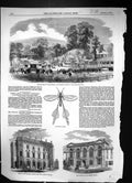 Old 1857 Oswestry Newtown Railway Australia Insect Insurance Lincoln Victorian