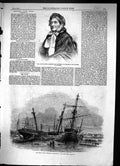 Old 1861 Lavinia Ryves Princess Cumberland Lancaster Ships Wreck Hart Victorian