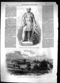 Old 1861 Statue John Franklin Spilsby Lincolnshire Civil War America Victorian