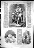 Old 1861 Statue Justice-General Boyle Frozen Fountain Bamford Knights Victorian