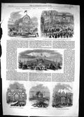 Old 1860 Prince Wales Montreal Ball-Pavilion Crystal Palace Arch Plac Victorian