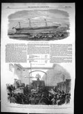Old 1853 Launch Iron Steam Ship Atrato Greenock War-Rocket Bow-Street Victorian