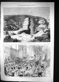 Old 1875 Amphitheatre Beliddea Cornwall Pen Olver Choir Rochester Cat Victorian