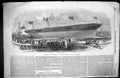 Old Print 1853 Scene Launch Himalaya Leviathan Screw Steam Ship Blackwall 19th