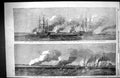 Old 1855 War Ships H.M.S. Exmouth Blenheim Pincher Snap Forts Mouth N Victorian