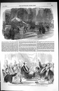 Old 1854 Lord Mayor Royal Axchange Victory Alma London Tavern Sheriff Victorian