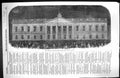 Old Antique Print 1856 Peace Illuminations East India House Architecture 19th