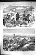 Old Print *6074 1864 War Denmark Marshal Von Wrangel Hadersleben King Ju
