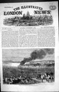 Original Old Antique Print 1863 Fire Burning Seraglio Constantinople Ships 19th