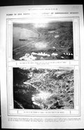 Old Print 1916 View Anzac Camps Suvla Photograph Gully Route Hospital War 20th